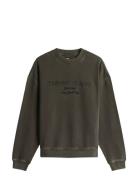 Tommy Jeans Tjm 90S Gmd New Classics Crew Khaki Green