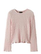 LMTD Nlfralma Bell Sleeve Top Rosa