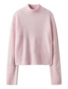 LMTD Nlfriaa Ls Short Turtleneck Knit Rosa