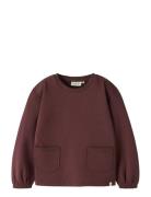 Lil'Atelier Nmfkilano Rut Ls Loose Sweat Lil Burgundy