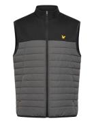 Lyle & Scott Sport Sports Fleece Hybrid Gilet Grå