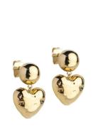 Enamel Copenhagen Earrings, Poma Heart Guld