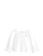 Tommy Hilfiger Broderie Anglaise Blouse Vit