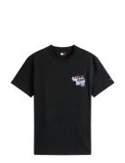 Tommy Jeans Tjm Reg Stack Backprint Tee Ext Svart