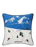Lexington Home Down Hill Organic Cotton Twill Patch Pillow Cover Multi...