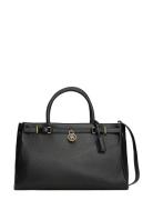Tommy Hilfiger American Icon Tote Leather Svart