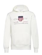 GANT Reg Archive Shield Hoodie Vit