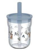 Mepal Børneglas Med Sugerør Mio Forest Friends Nude