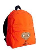 Mini Rodini E.t Emb Lightweight Backpack Orange