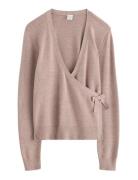 Lindex Sweater Wrap Cardigan Beige