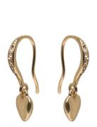 Pilgrim Dixie Heart Earrings Gold-Plated Guld