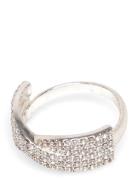 Pilgrim Shea Crystal Ring Silver-Plated Silver