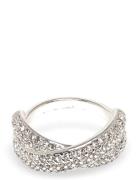 Pilgrim Edtli Crystal Ring Silver-Plated Silver