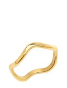 Timi Of Sweden Johanna - Wavy Ring Stainless Steel Guld