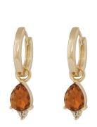 SNÖ Of Sweden Eira Navette Ring Ear G/Smokey - Guld