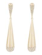 SNÖ Of Sweden Veil Mirror Double Crystal Ear G/Clear - Guld