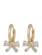 SNÖ Of Sweden Eira Bow Ring Ear G/Clear - Guld