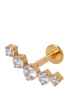 Sistie Cirkline - Piercing Goldplated With Zirkonia Guld