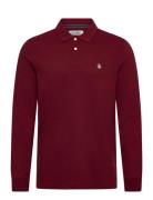 Original Penguin Ls Cttn Tncl Piq Pol Burgundy
