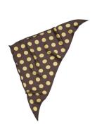 Becksöndergaard Maxi Polka Triangle Sia Scarf Brun