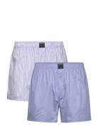 Björn Borg Cotton Stretch Woven Boxer Shorts 2P Blå