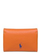 Polo Ralph Lauren Polo Play Leather Snap Card Case Orange