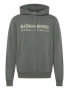 Björn Borg Borg Classic Print Hoodie Khaki Green