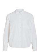 Vila Vidarma L/S Regular Shirt - Noos Vit