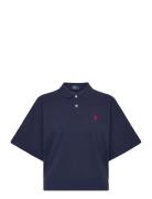 Polo Ralph Lauren Heavyweight Pique-Knt-Polo Marinblå
