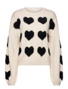 Fabienne Chapot Heart Pullover Kräm
