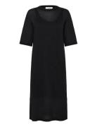 Selected Slfshirley 2/4 Knit Dress Svart