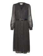 Michael Kors Sparkle Dot Btn Dwn Drs Svart