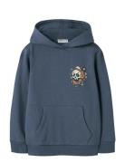 Name It Nkmbastian Ls Swe Wh Bru Box Ps Noos Blå