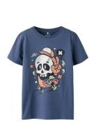 Name It Nkmbastian Ss Top Box Ps Noos Blå