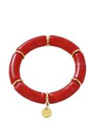 Bud To Rose Brooks Bracelet Resin Red Röd